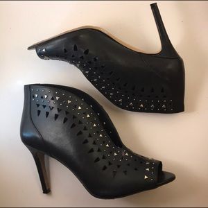 Vince Camuto Black Studded Heels